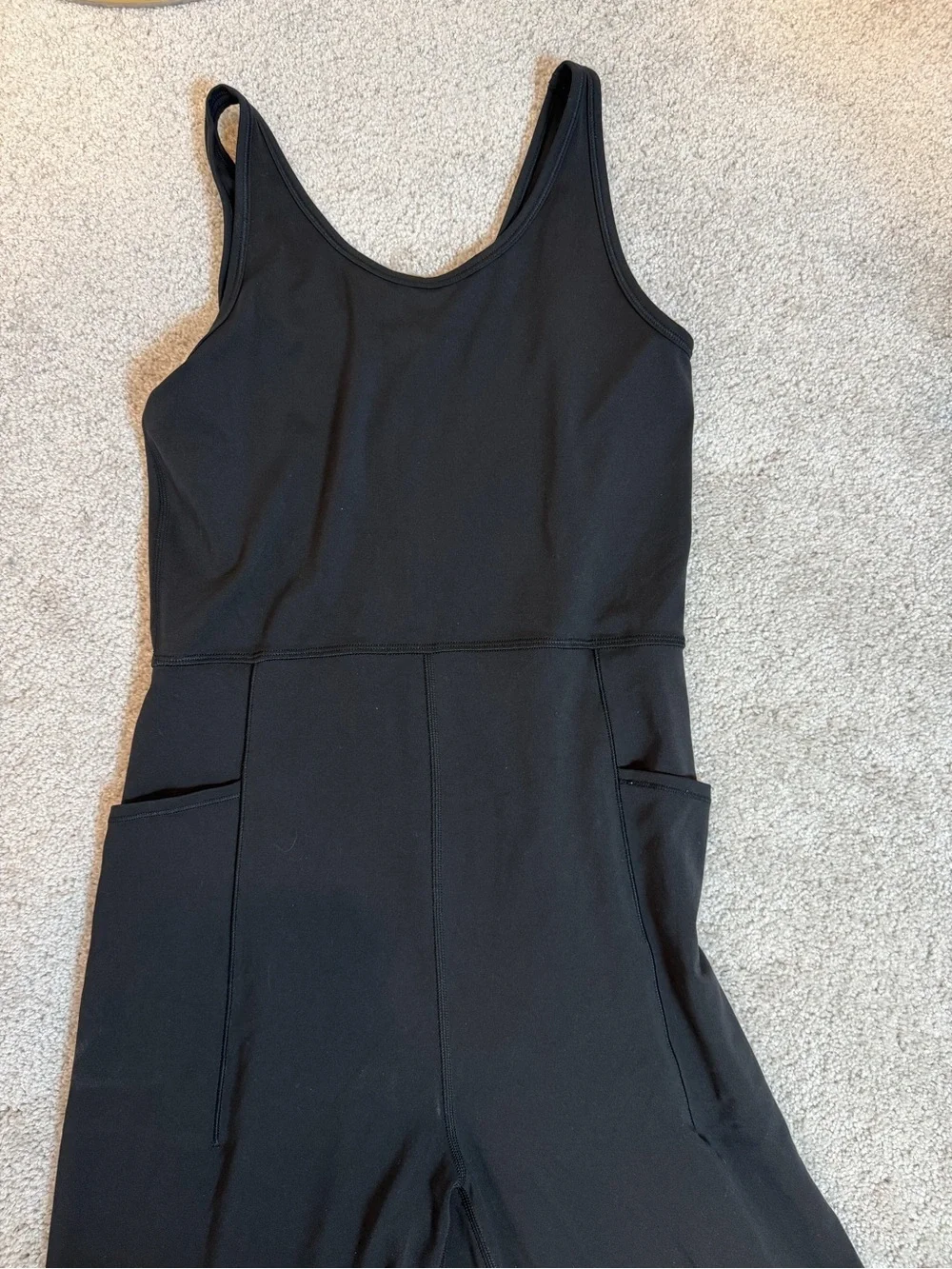 Athleta GIRL stash your treasures jumpsuit- Black